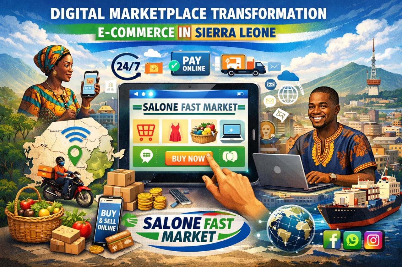 Salone Fast Market digital marketplace transforming e-commerce in Sierra Leone